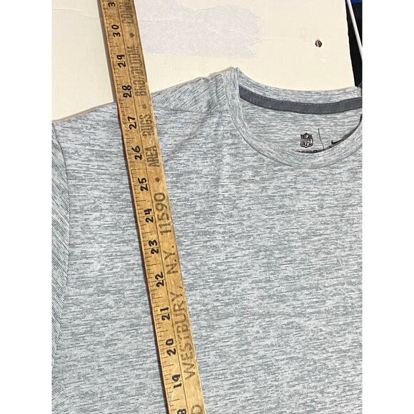 Dallas Cowboys Shirt Mens L Nike On Field Long Sleeve Gray Dri Fit EUC - Picture 3 of 11